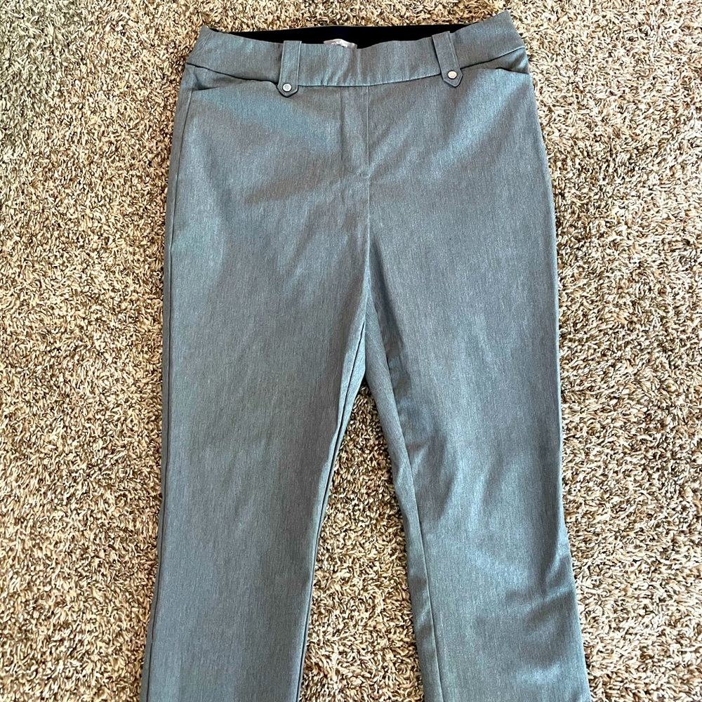 Gray slacks